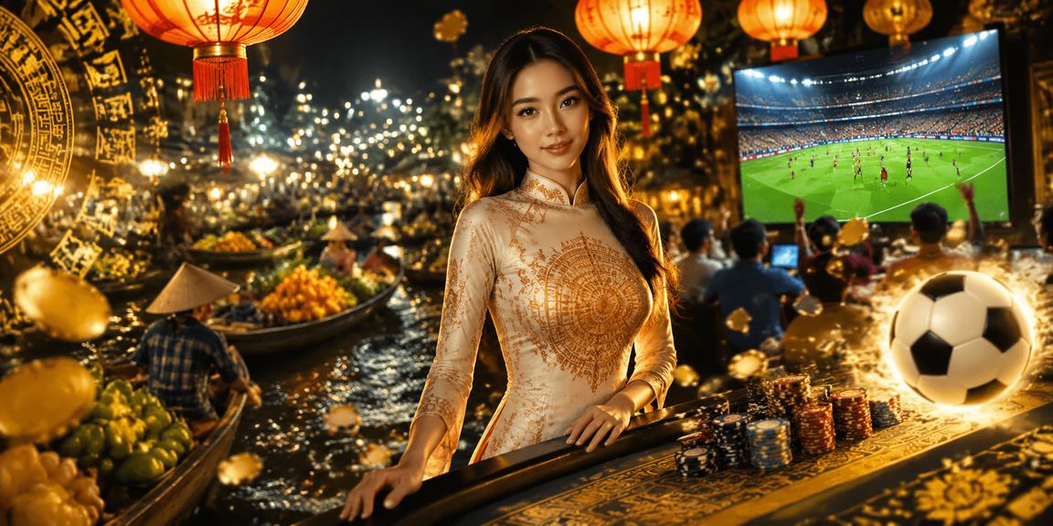 Chợ đêm cá cược bóng đá tại miền Tây sông Mekong